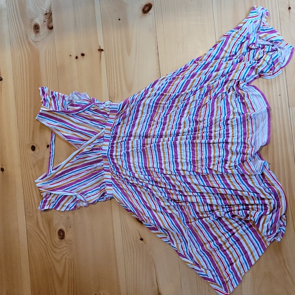 Super flattering striped dress
